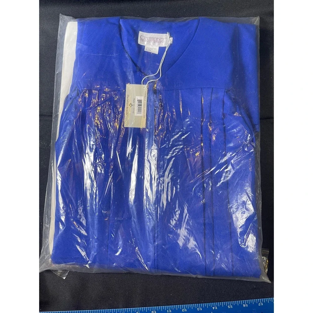 Cambridge Tailored Apparel Classic Junior Choir Gown Royal Blue YC595BLU-JR‎ New